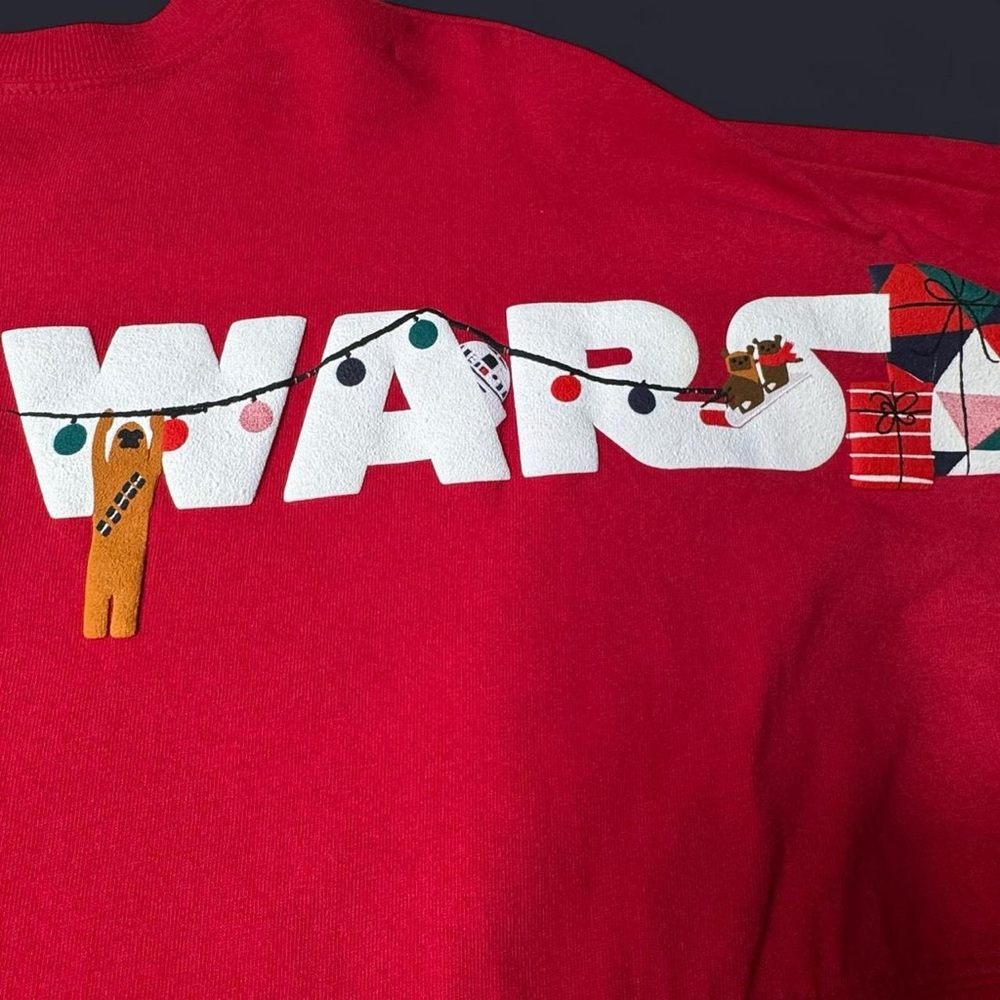 Disney Parks Star Wars Chewbacca Cookie Holiday Spirit Jersey - Small, RARE - Picture 5 of 11